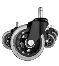 Set 5 Ruote per Sedia da