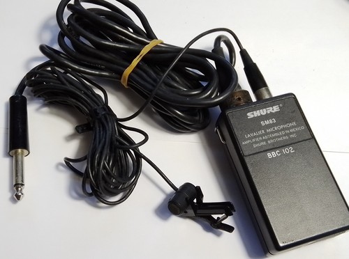 Shure sm83 lavalier microphone - lavalier,