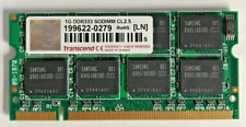 Transcend 1 GB (1x1 GB) DDR1 SODIMM 333 MHz CL2.5 #R2004