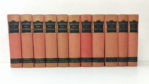 Enciclopedia dello spettacolo - enciclopedia,