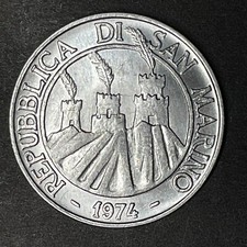 San Marino 1974 Aluminum 10