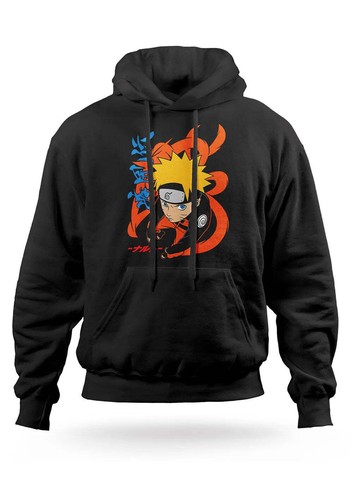 Felpa con cappuccio naruto - con,