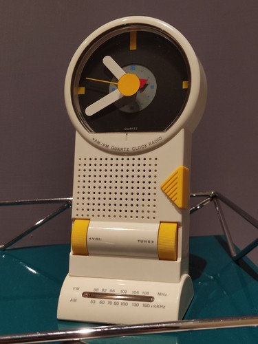 Clock radio postmodern - clock, -radio