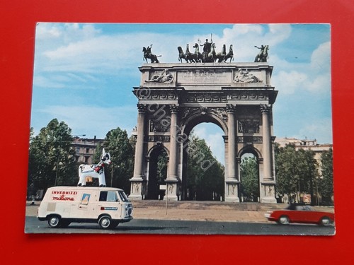 Cartolina milano arco pace - cartolina,
