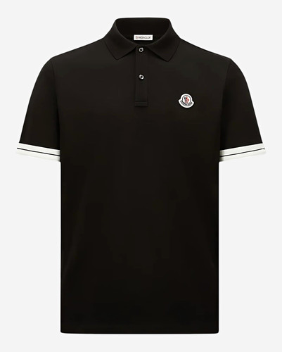 Polo uomo moncler nera - moncler,