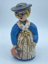 Thun Bimba Tirolese  con bambola . Altezza 13 cm.