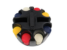 vecchio DISPENSER DISTRIBUTORE PER FICHES girevole gioco di carte roulette da