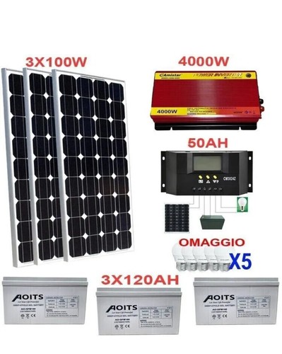 Kit fotovoltaico 3kw - kit,