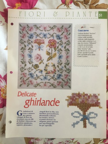 Schema punto croce ricamo - croce,
