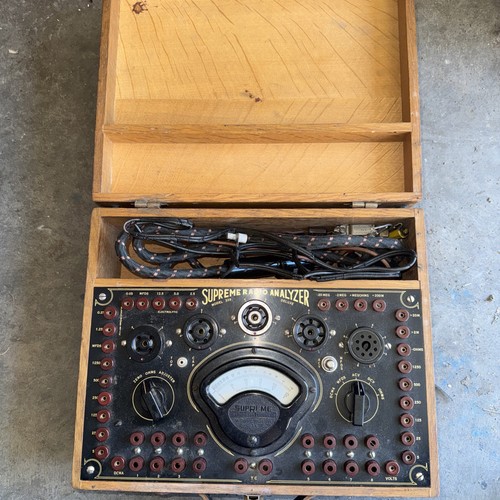 Tester radio valvole supreme - a,