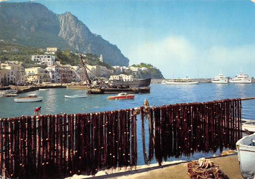 22a cartolina capri marina - capri,