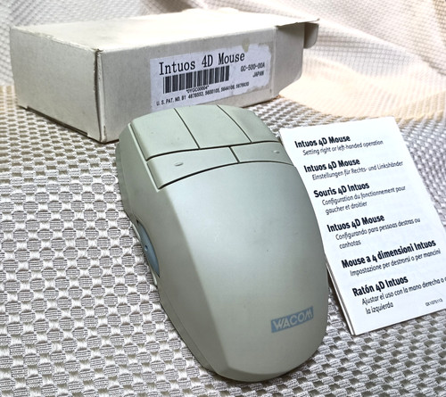 Raro mouse vintage intuos - mouse,