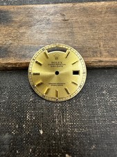 ROLEX DIAL QUADRANTE DAY-DATE 18238 18038 18078 CHAMPAGNE ORIGINALE ROVINATO N2