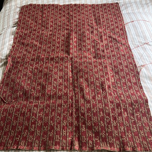 Telo tessuto arredo rosso - , oro