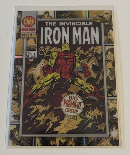 Topps marvel chrome - marvel, iron