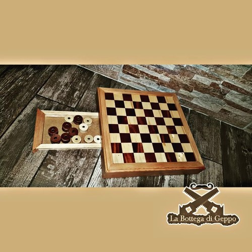 Dama scacchiera legno - scacchiera,