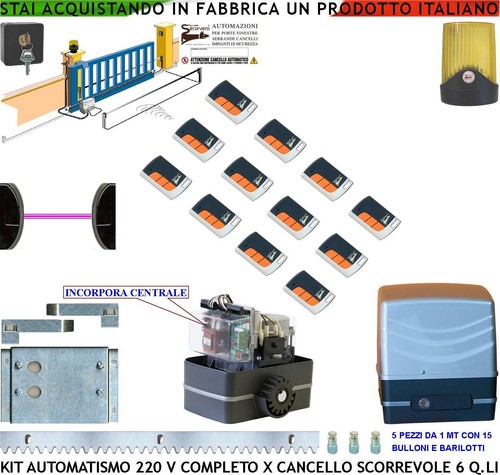 Cancello elettrico scorrevole - elettrico,