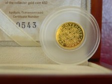 Moneta d'oro, Grecia, 2013, Proof, Antica Tirintha, Moneta da 50 euro in oro ...