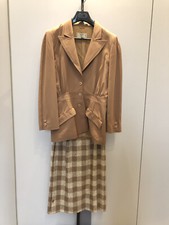 VALENTINO - tailleur con gonna in gabardine