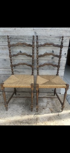 Coppia sedie antiche - coppia,