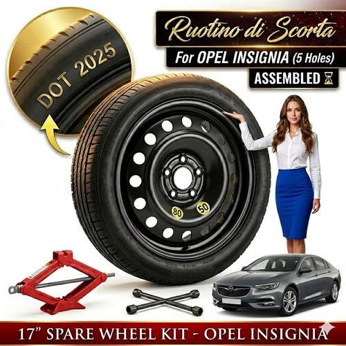 Ruotino scorta opel - ruotino, 17"