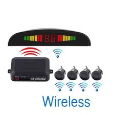 Sensore di Parcheggio LED Wireless Auto Parktronic per Auto con 4 Monitor di Backup Retromarcia