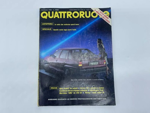 Rivista quattroruote annata - rivista,