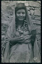Nord Africa arabo nudo prostituta donna vuoi? cartolina fotografica francese c1940-1950