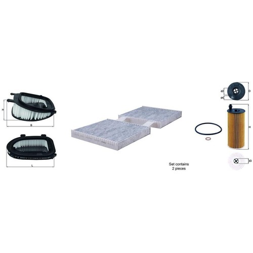 Set filtri knecht - di,