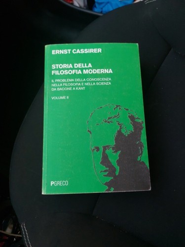 Ernst cassirer storia - -, della