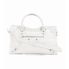 Balenciaga White Shoulder Bag