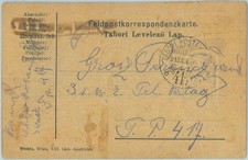 88861 - AUSTRIA - STORIA POSTALE - CARTOLINA DA CAMPO : Esercito Isonzo 1918