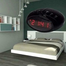 RADIO SVEGLIA OROLOGIO DIGITALE HAPPY SHEEP CR-2466 FM DISPLAY A LED ROSSO 220V