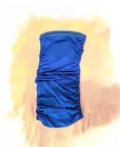 Vestito tubino blu senza - tubino,