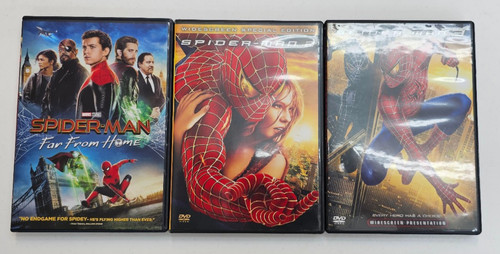 Spider man dvd - of, far