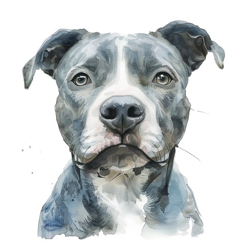 Adesivi pitbull auto - 2,