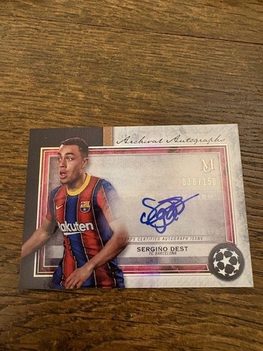2020 topps museum serginho - 2020/21,