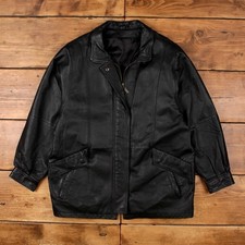 Giacca pelle vintage 2XL donna