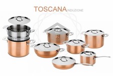 SET PENTOLE 15 PEZZI TOSCANA