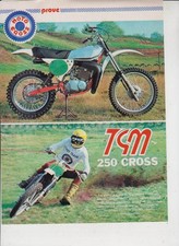 advertising -TEST MOTO TGM 250 CROSS 1977-MOTOITALIANE MOTOCROSS  EPOCA