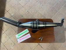 SCARICO MARMITTA SIMONINI 22 MM SILENZIATORE CARBONIO NERO PIAGGIO CIAO BRAVO