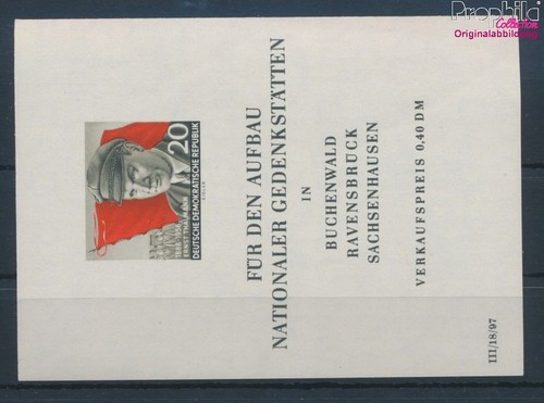 Francobolli ddr 1956 block - ddr,