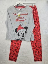 Set Pigiama Natalizio Avon Disney Topolino - UK 10/12 Nuovo con etichette