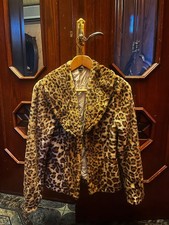 Giacca donna stampa leopardata