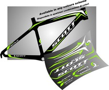 SCOTT scale adesivi stickers decal telaio bici
