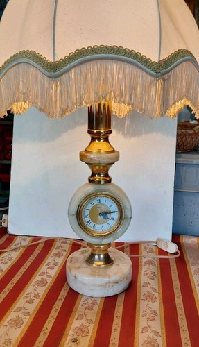 Lampada orologio onice - orologio, in