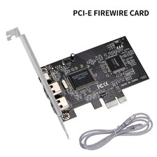 PCIE PCI-E FIREWIRE IEEE 1394 3 PORTE FIRE WIRE SCHEDA CONTROLLER PER PC desktop 