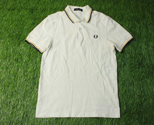 FRED PERRY POLO UOMO ORIGINALE CASUAL MANICA CORTA MAGLIETTA TAGLIA M MEDIUM