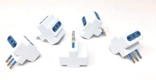 5 X Adattatore Tripla Spina 2