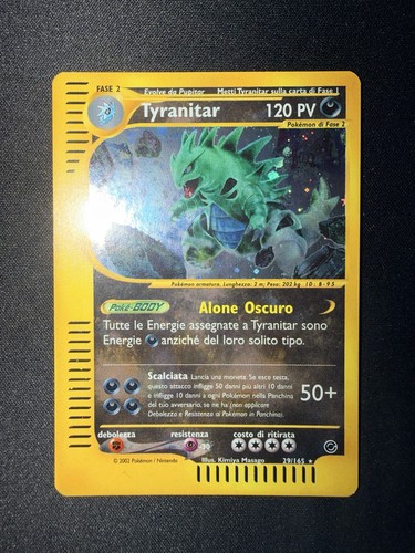 Tyranitar holo 165 italiano - tyranitar, 29/165